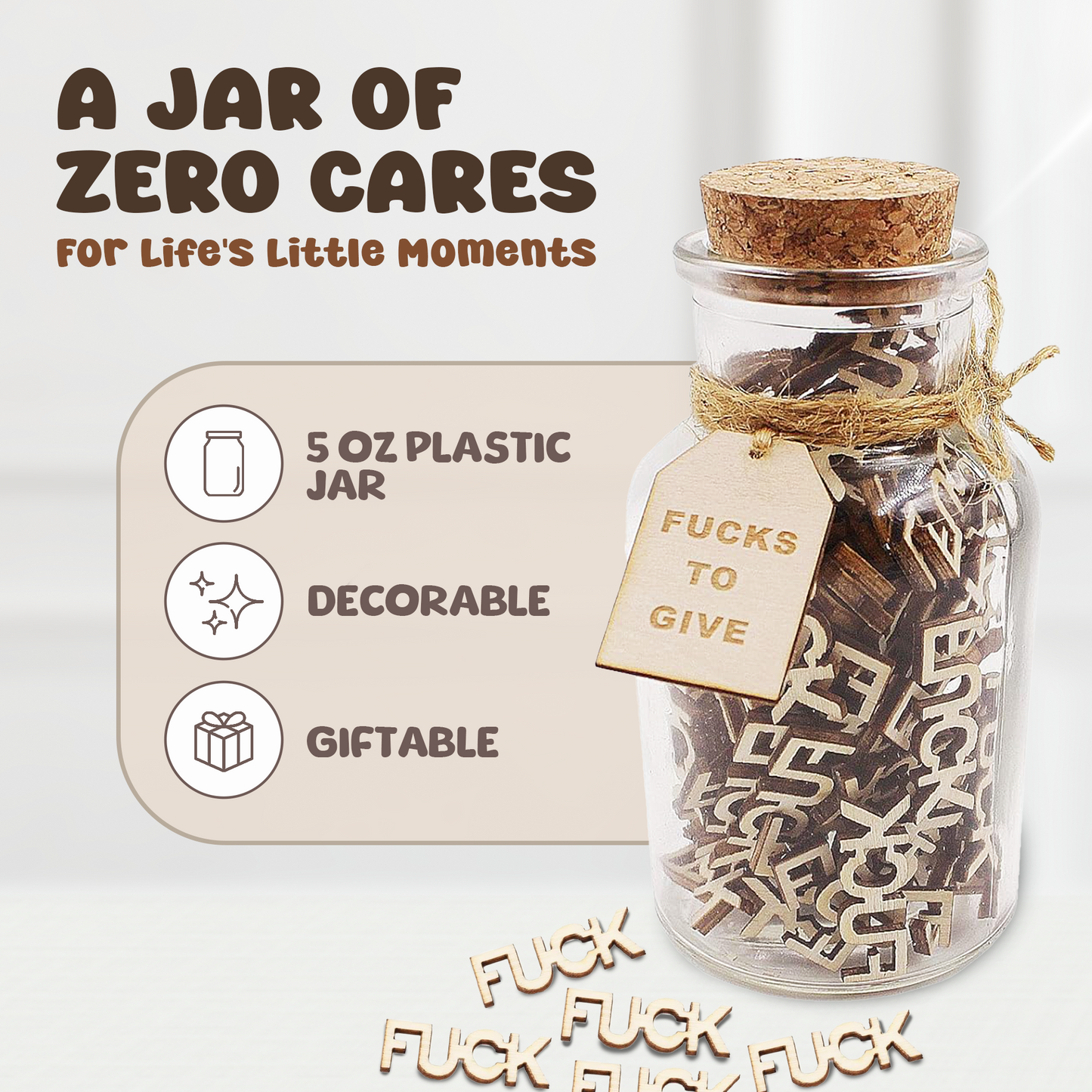 Jar of Fucks (5oz) - Gift Jar